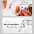 Sealed Transparent Glass Jar Kitchen bottle